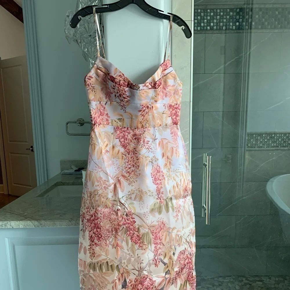 ZIMMERMANN Botanica Printed Cocktail Dress - Picture 4 of 13